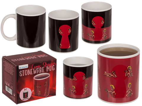 Чашка з термоефектом Stoneware Mug Comic Stripper 99660141975 фото