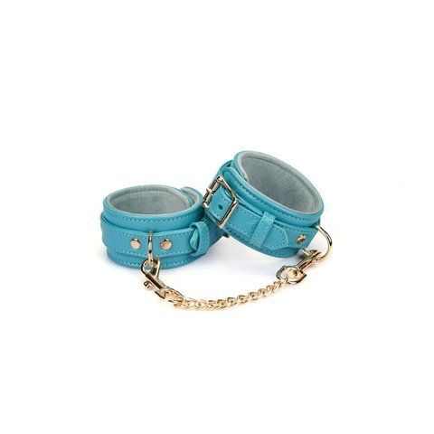 Поножі Liebe Seele Blue Lamb Leather Ankle Cuffs with Velvet Lining SX4845 фото