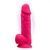 Фалоімітатор з вібрацією SilexD Norman Vibro Pink (MODEL 1 size 8,5in) SO5017 фото