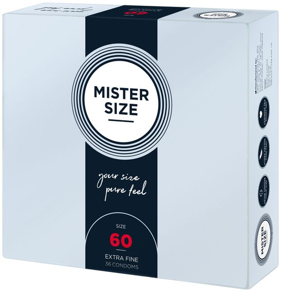 Презервативи Mister Size - pure feel - 60 (36 condoms) SO8053 фото