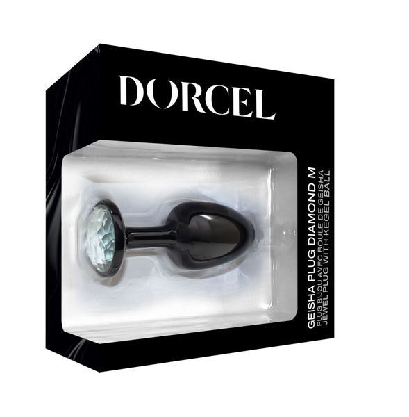 Анальна пробка Dorcel Geisha Plug Diamond M з кулькою всередині MD1229 фото