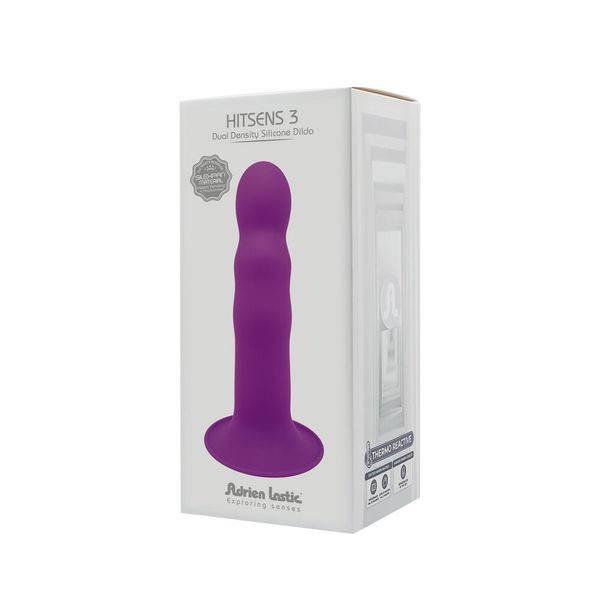 Дилдо з присоскою Adrien Lastic Hitsens 3 Purple AD24023 фото