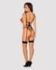 Боді зі стреп із доступом Obsessive Badossa crotchless teddy L/XL SO7216 фото 4