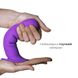 Дилдо з присоскою Adrien Lastic Hitsens 3 Purple AD24023 фото 3