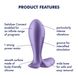 Анальна смарт-пробка Satisfyer Intensity Plug Purple SO8626 фото 6