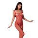 Бодістокінг Passion BS071 red, комбінезон на бретелях PBS071R фото 1