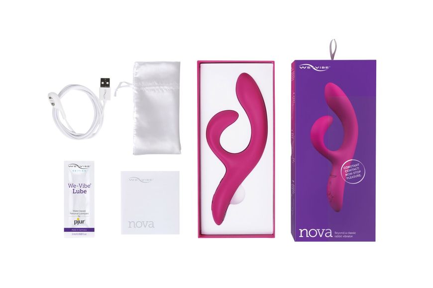 Смарт вібратор-кролик We-Vibe Nova Fuchsia SO6930 фото