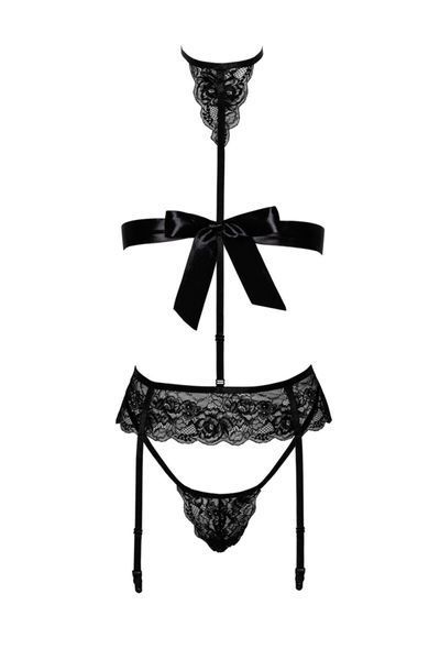 Комплект Kissable Bondage Kiss Set Black S/M SX1962 фото