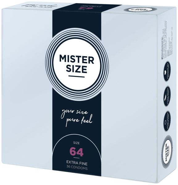 Презервативи Mister Size - pure feel - 64 (36 condoms) SO8054 фото