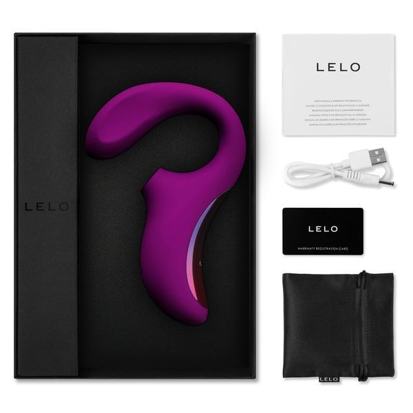 Вакуумний стимулятор LELO Enigma Deep Rose 400758 фото