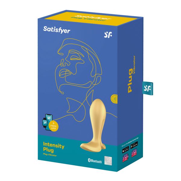 Анальна смарт-пробка Satisfyer Intensity Plug Gold SO8627 фото