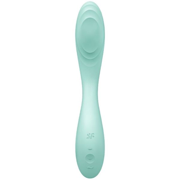 Вібратор із перлинною стимуляцією точки G Satisfyer Rrrolling Pleasure Mint SO6075 фото