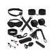 Набір Liebe Seele Black Lace and Neoprene 11pcs Bondage Kit SO9509 фото 1