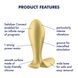 Анальна смарт-пробка Satisfyer Intensity Plug Gold SO8627 фото 6