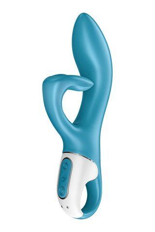 Вібратор-кролик із потрійним відростком Satisfyer Embrace me Turquoise SO6284 фото