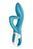 Вібратор-кролик із потрійним відростком Satisfyer Embrace me Turquoise SO6284 фото