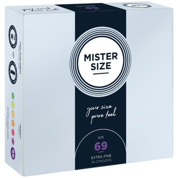 Презервативи Mister Size - pure feel - 69 (36 condoms) SO8055 фото