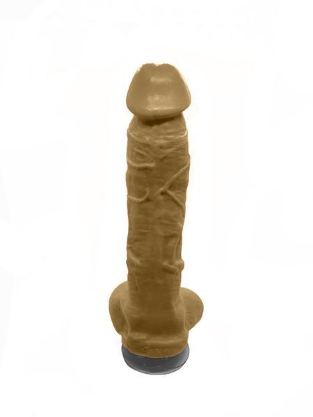 Крафтове мило-член із присоскою Чистий Кайф Brown size XL, натуральне SO2764 фото
