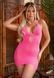 Сукня Leg Avenue Lurex Rhinestone Keyhole Halter Dress One Size Neon Pink SX2768 фото 6