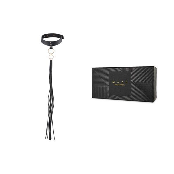 Чокер Bijoux Indiscrets MAZE &mdash; Tassel Chocker Black SO2652 фото