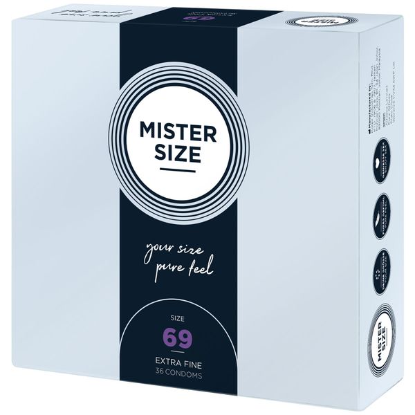 Презервативи Mister Size - pure feel - 69 (36 condoms) SO8055 фото