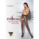 Колготки з відкритим доступом, контрастна лінія TIOPEN 010 black 1/2 (20 den) &mdash; Passion SO5805 фото 5