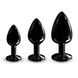 Металева анальна пробка з кристалом Dorcel Diamond Plug Black S SO7808 фото 6