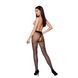 Колготки з відкритим доступом, контрастна лінія TIOPEN 010 black 1/2 (20 den) &mdash; Passion SO5805 фото 4