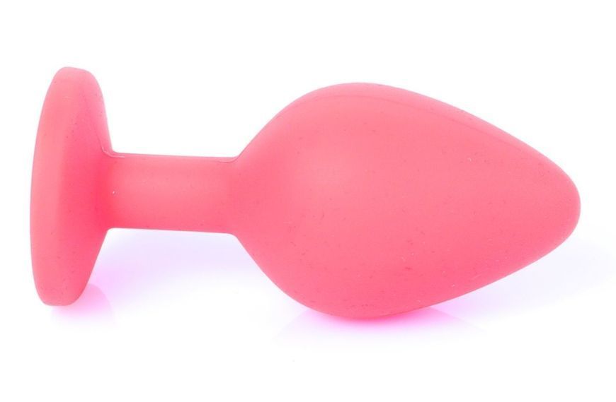Силіконовий анальний пробка Boss Series - Jewellery Red Silicon PLUG Medium Blue M, BS6400084 BS6400084 фото
