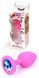 Силіконовий анальний пробка Boss Series - Jewellery Pink Silicon PLUG Small Light Blue S, BS6400081 BS6400081 фото 1