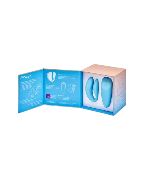 Смарт-вібратор для пар We-Vibe Chorus Blue 540050 фото