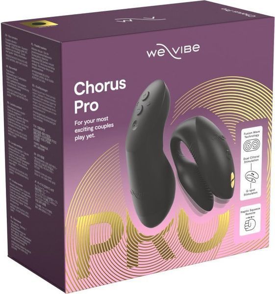 Вібратор We-vibe Chorus PRO (Black) 540108 фото