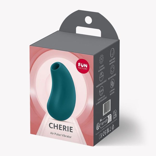 Вакуумний стимулятор Fun Factory Cherie Bottle Green SX3304 фото