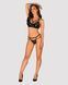 Еротичний комплект під латекс зі стрепами Obsessive Bagirela 2-pcs set S/M SO7219 фото 3