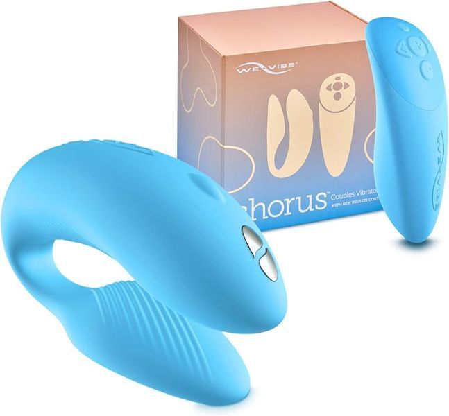 Смарт-вібратор для пар We-Vibe Chorus Blue 540050 фото