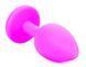Силіконовий анальний пробка Boss Series - Jewellery Pink Silicon PLUG Small Light Blue S, BS6400081 BS6400081 фото 4