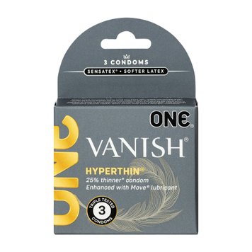 Презервативи ONE Vanish Hyperthin 3 шт SX0780 фото