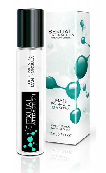 Туалетна вода з феромонами для чоловіків Sexual Attraction Feromony for Men, 15 ml 1700031 фото