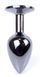 Анальний пробка Boss Series - Jewellery Dark Silver PLUG Light Blue S, BS6400031 BS6400031 фото 6