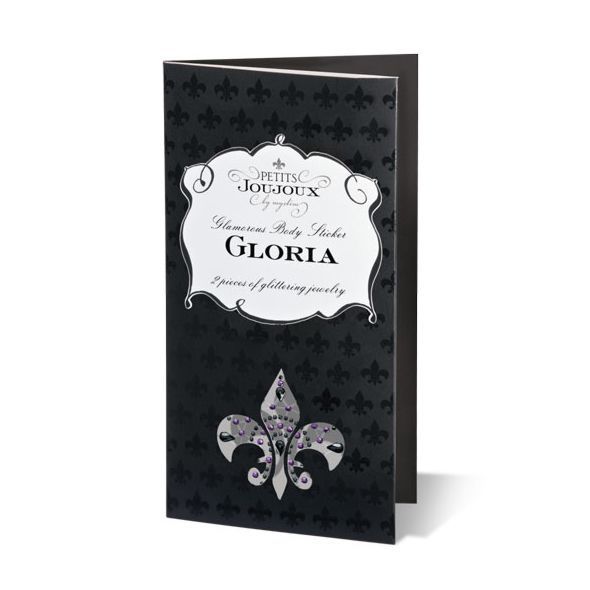 Пестіс з кристалів Petits Joujoux Gloria set of 2 - Silver, прикраса на груди SO3134 фото