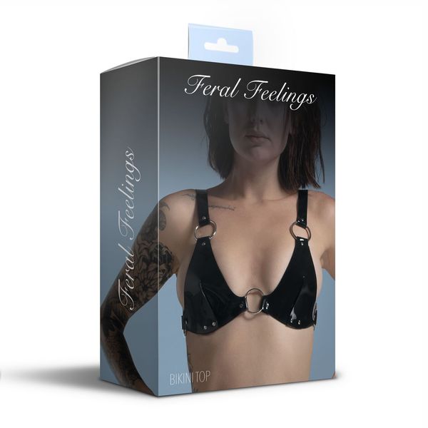 Ліф класичний Feral Feelings - Bikini Top Black SO9316 фото