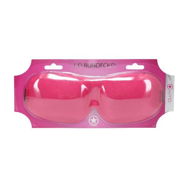 Маска на очі - Ouch! 3D Blindfold Pink 60360028273 фото