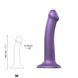 Насадка для страпону Strap-On-Me Mono Density Dildo Violet M, діам. 3,3 см SO3570 фото 3