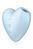 Вакуумний стимулятор-серце з вібрацією Satisfyer Cutie Heart Blue SO6287 фото