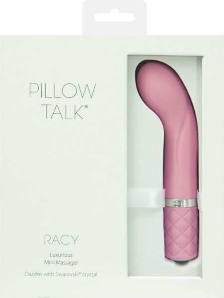 Розкішний вібратор Pillow Talk - Racy Pink з кристалом Сваровські SO2719 фото