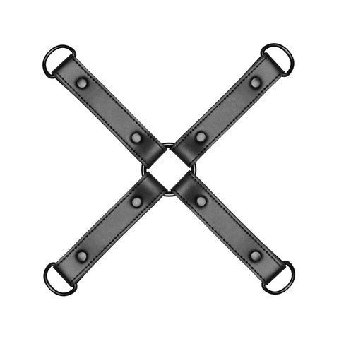 Хрестовина Bedroom Fantasies Hogtie 4 - Way Restraint Cross - Black SO8812 фото