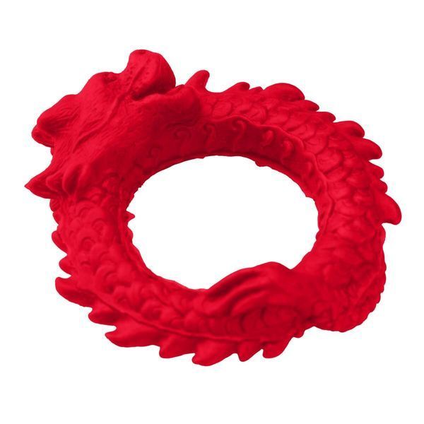 Ерекційне кільце &ndash; дракон Creature Cocks Rise of the Dragon Silicone Penis Ring &ndash; Red, діаметр 4 см SX2221 фото
