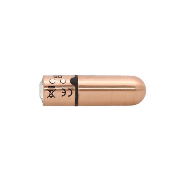 Віброкуля PowerBullet First-Class Bullet 2.5&Prime; з Key Chain Pouch, Rose Gold SO6847 фото