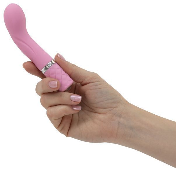 Розкішний вібратор Pillow Talk - Racy Pink з кристалом Сваровські SO2719 фото