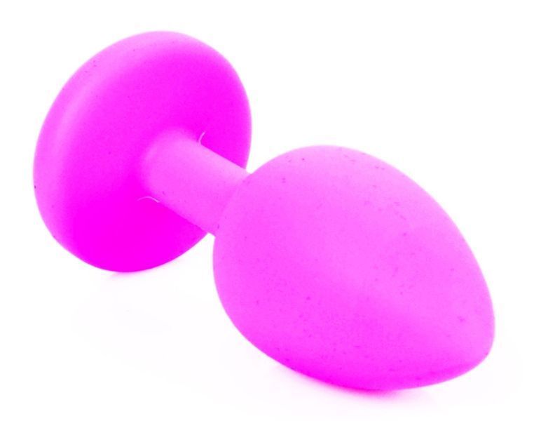 Силіконовий анальний пробка Boss Series - Jewellery Pink Silicon PLUG Medium Light Blue M, BS6400085 BS6400085 фото